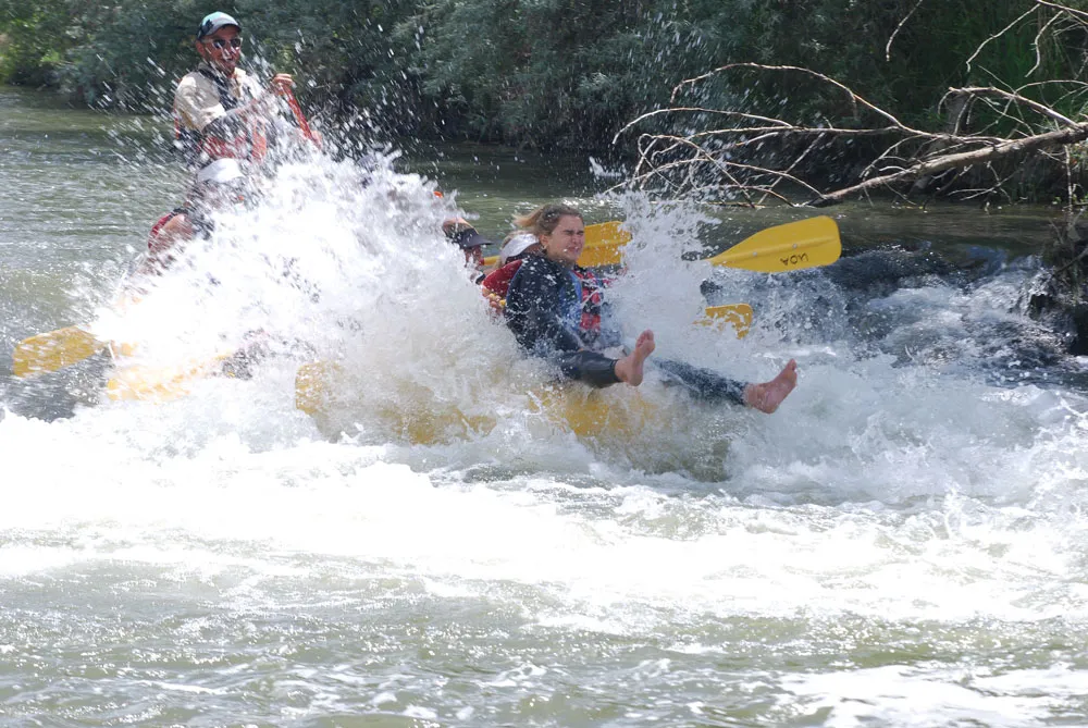 Rafting Weber River Rapid