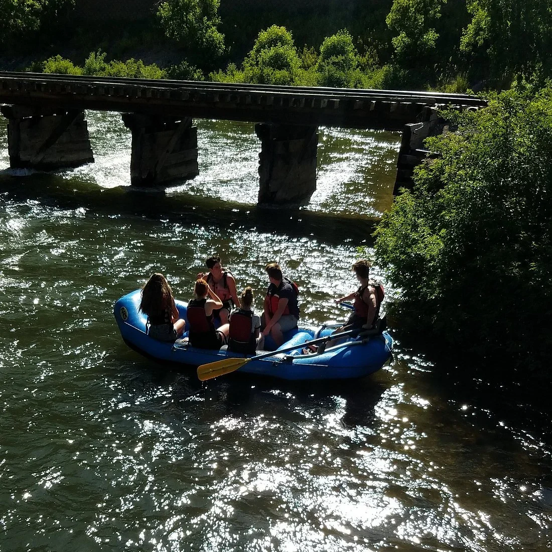 Provo rafting trestle