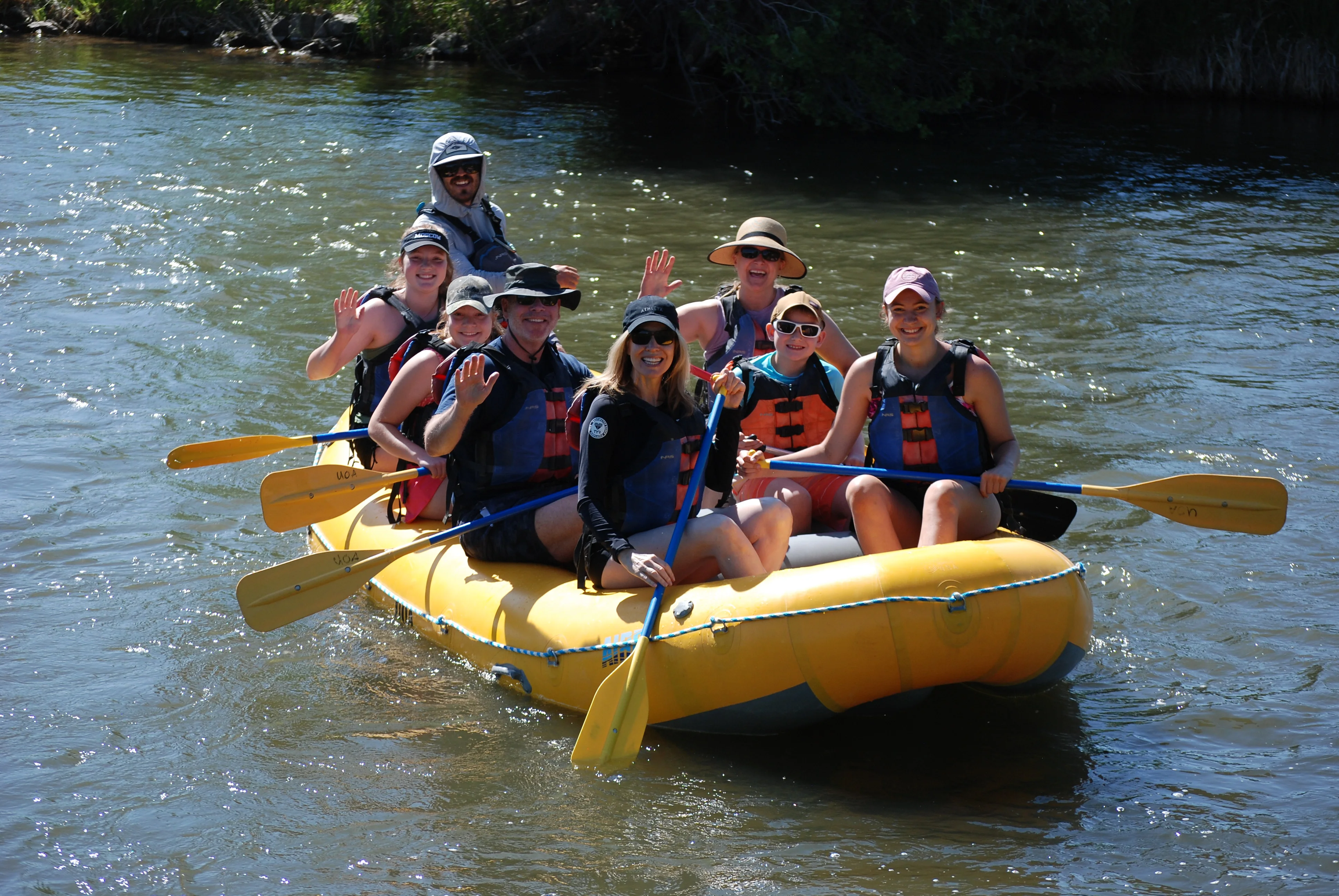 Weber family raft